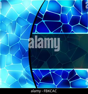 Glasmalerei-Design-Vorlage. EPS 8 Stock Vektor