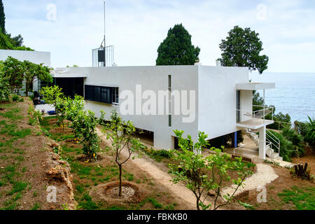 E-1027 ist eine moderne Villa in Roquebrune-Cap-Martin, in den Alpes-Maritimes Abteilung von Frankreich. Stockfoto