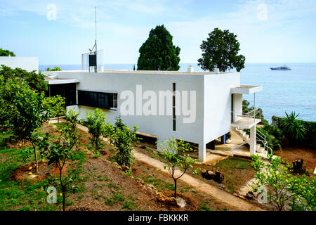 E-1027 ist eine moderne Villa in Roquebrune-Cap-Martin, in den Alpes-Maritimes Abteilung von Frankreich. Stockfoto