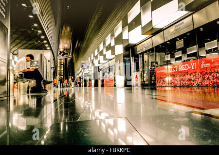 Singapur U-Bahn MRT Stockfoto