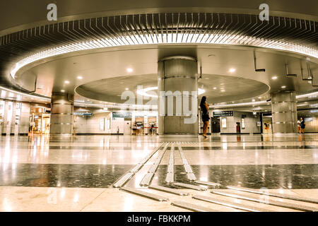 Singapur U-Bahn MRT Stockfoto