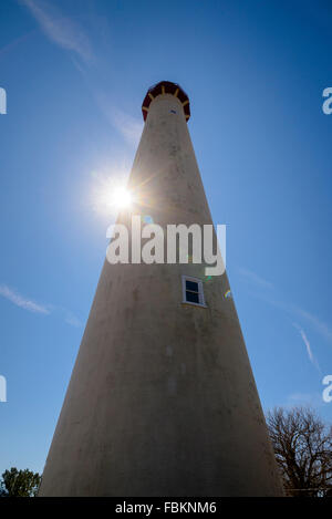 Die Cape kann Leuchtturm wurde 1859 gebaut. Stockfoto