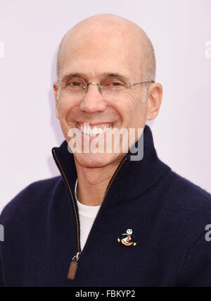 JEFFREY KATZENBERG CEO von DreamWorks Animation im Januar 2016. Foto Jeffrey Mayer Stockfoto