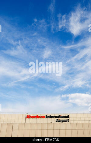 Aberdeen Flughafen terminal-Gebäude - Aberdeen, Schottland. Stockfoto