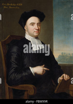 GEORGE BERKELEY (1685-1753) aka Bischof Berkeley, folgten Philosoph, gemalt von Schottisch-amerikanischen Künstlers John Smybert im Jahre 1727 Stockfoto