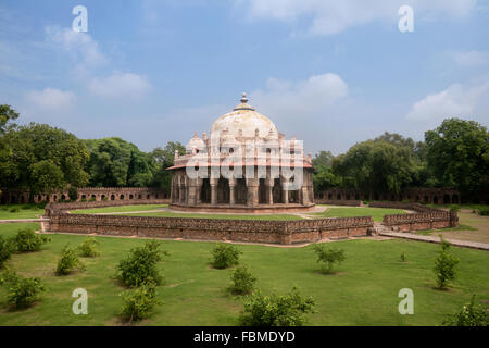 Isa Khan Grab Gehäuse, Humayun Grabanlage, Neu-Delhi. Indien. Stockfoto