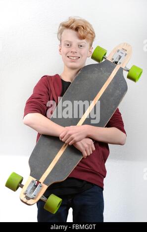 Porträt einer jungen, Deutschland, Stadt Osterode, 13. Januar 2016. Foto: Frank Mai Stockfoto