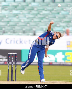 CHESTER LE STREET, ENGLAND 8. September 2012. Während des 1. Nat West t20 Cricket match zwischen Team und Westindien England Frauen Frauen und spielte im Emirat Riverside Cricket Ground, Durham. Stockfoto