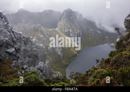 Seen und Berge, Western Arthurs Sortiment Stockfoto