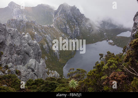 Seen und Berge, Western Arthurs Sortiment Stockfoto