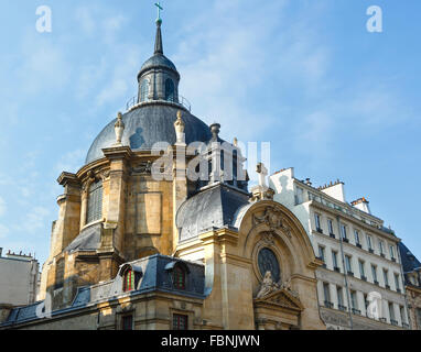 Der Tempel du Marais (oder Kirche Sainte Marie De La Visitation) in Paris, Frankreich. Bauen Sie in 1632-1634. Architekten Francois Mansa Stockfoto