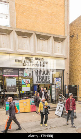 rough Trade Osten Plattenladen, Ostende, london Stockfoto