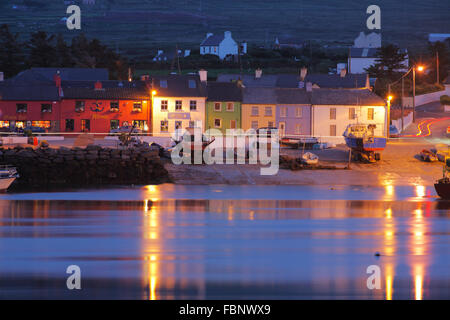 Portmagee von Valentia Island, County Kerry, Irland Stockfoto