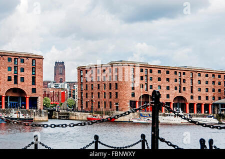 Albert Dock, Liverpool Hafen, Stockfoto