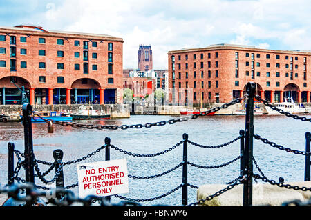 Albert Dock, Liverpool Hafen, Stockfoto