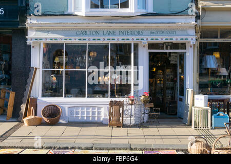 Carlton Lane Innenräume in Faversham, Kent. Stockfoto