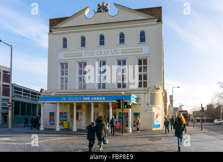 Old Vic Theatre im Schnitt, Waterloo, London. Stockfoto