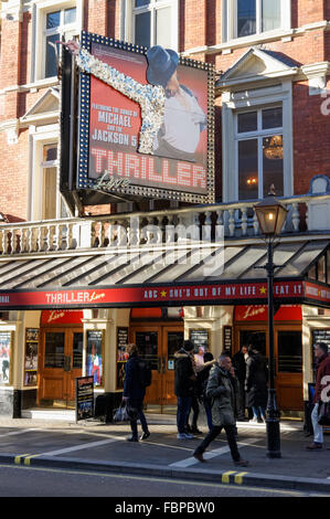 Das lyrische Theater am West End auf Shaftesbury Avenue, London England Vereinigtes Königreich UK Stockfoto