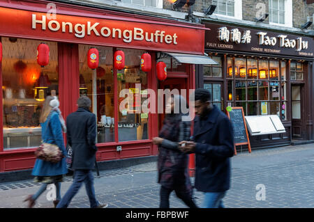 Chinesisches Restaurant in der Lisle Street in Chinatown, London England Vereinigtes Königreich UK Stockfoto