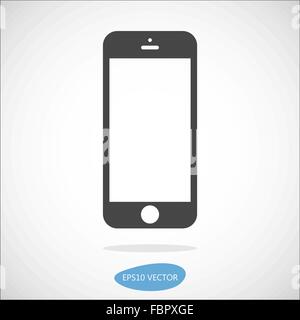 Solide Smartphone-Symbol Stock Vektor
