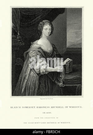 Dame Blanche Arundell (geb. Somerset) 1583-1649. Am 2. Mai 1643 verteidigte während der Abwesenheit ihres Mannes sie Wardour Castle Stockfoto