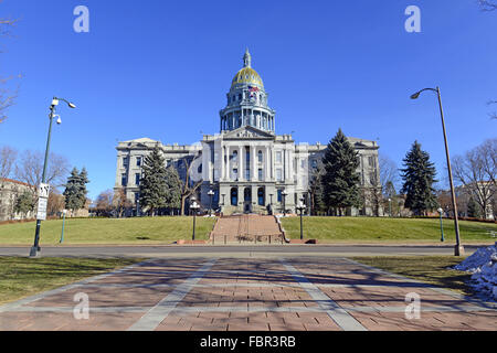 Colorado State Capitol Building, Heimat der UNO-Generalversammlung, Denver. Stockfoto