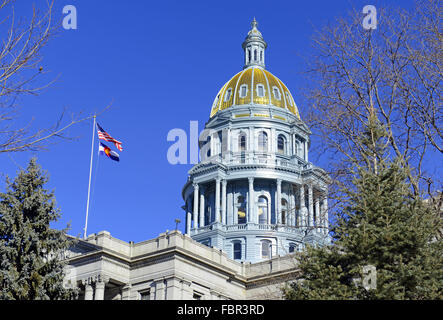 Colorado State Capitol Building, Heimat der UNO-Generalversammlung, Denver. Stockfoto