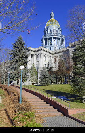 Colorado State Capitol Building, Heimat der UNO-Generalversammlung, Denver. Stockfoto