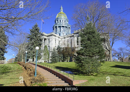 Colorado State Capitol Building, Heimat der UNO-Generalversammlung, Denver. Stockfoto