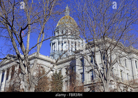 Colorado State Capitol Building, Heimat der UNO-Generalversammlung, Denver. Stockfoto