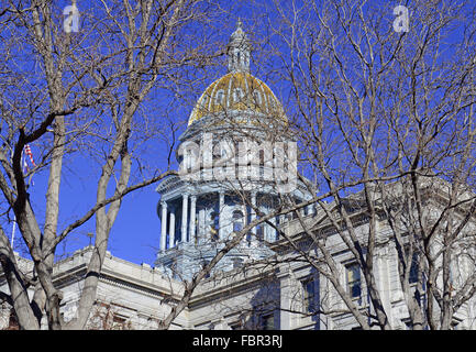 Colorado State Capitol Building, Heimat der UNO-Generalversammlung, Denver. Stockfoto