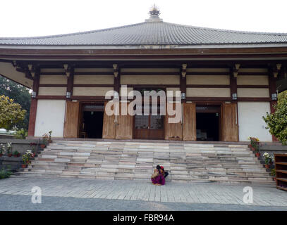 Indosan Nippon-Ji-Japanisch-Tempel in Bodhgaya, Indien Stockfoto