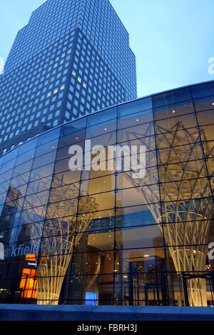 Brookfield Place Eingang in Lower Manhattan Battery Park City, New York New York Stockfoto
