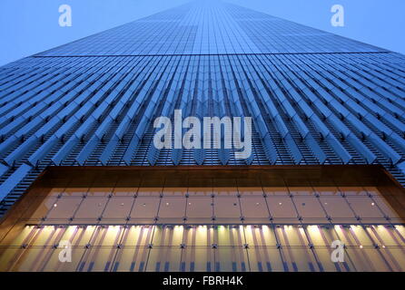 Eingang zum One World Trade Center, New York City, New York, USA Stockfoto