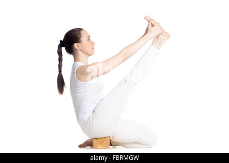 Aus einem yoga-mädchen