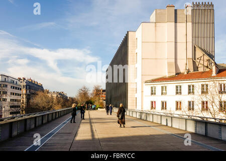 Die Promenade Plantée, Paris High Line, erhöhte linear Park, basiert auf veralteten Eisenbahn, Paris, Frankreich Stockfoto