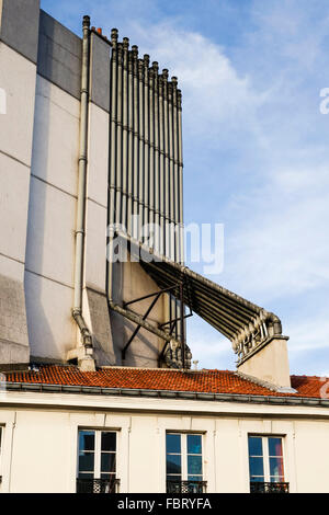 Chimeneas von Paris bauen. Stockfoto