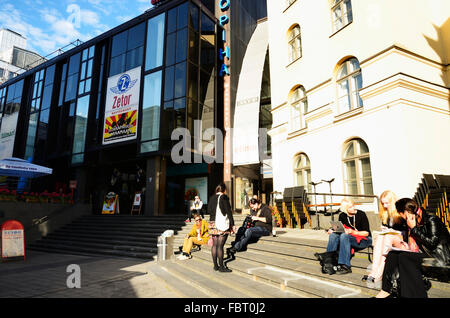 Restaurant Zetor, Aki Kaurismäki Besitz. Helsinki, Finnland. Stockfoto