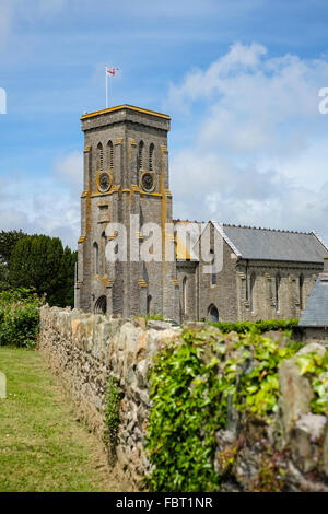 Kirchengemeinde Dreifaltigkeitskirche in Salcombe in Devon Stockfoto