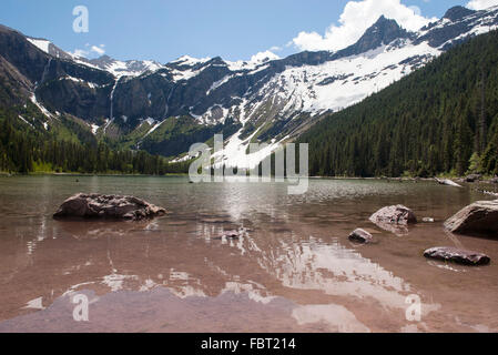 Avalanche Lake, Glacier National Park, Montana, USA Stockfoto