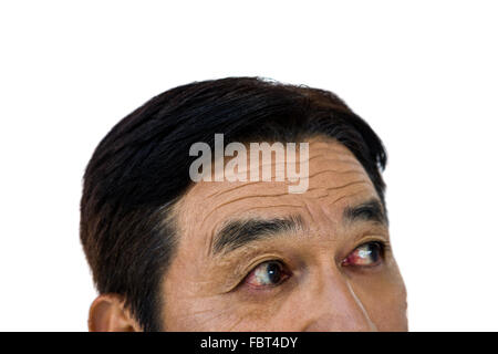 Nahaufnahme von Augen des Mannes Stockfoto
