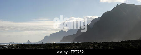 Kanaren, Teneriffa, Punta del Hidalgo Stockfoto