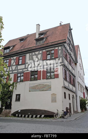 historischen Fischerviertel Ulm Stockfoto