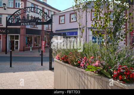 Neue Plätze shopping Penrith, Cumbria, Nord-England, uk Stockfoto