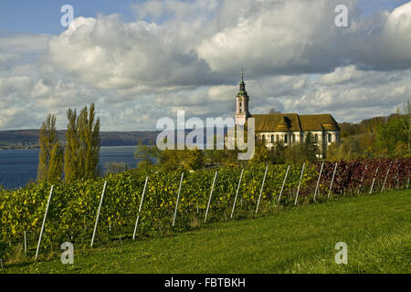 Klosterkirche Birnau Stockfoto