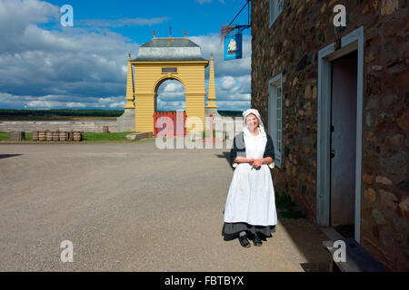 Festung von Louisbourg National Historic Site Cape Breton Island Nova Scotia Kanada Stockfoto