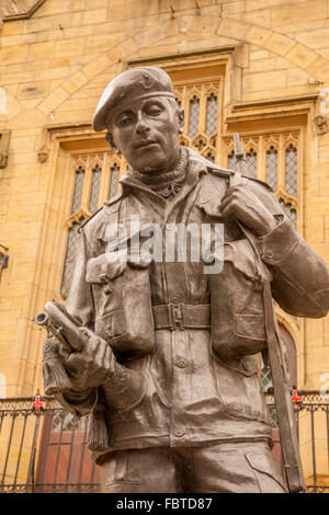 Denkmal für die Durham helle Infanterie im Marktplatz, Stadt Durham, England, Königreich von Alan Beattie Stockfoto