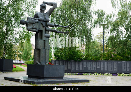 Alten Soldatenfriedhof in das Zentrum von Lappeenranta, South Karelia. Finnland. Europa Stockfoto