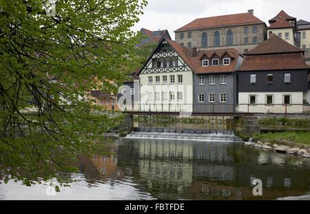 Stadt-Motiv von Kronach Stockfoto