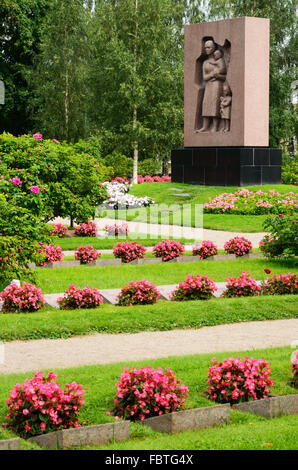 Alten Soldatenfriedhof in das Zentrum von Lappeenranta, South Karelia. Finnland. Europa Stockfoto